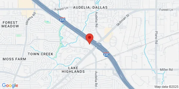 Map of 9780 Lyndon B Johnson Fwy Ste 124 Dallas, TX 75243
