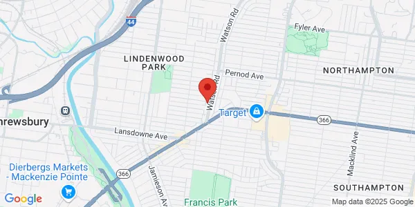 Map of 3915 Watson Rd Ste LL2 Saint Louis, MO 63109