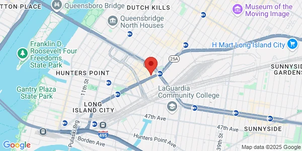 Map of 2825 Jackson Ave Queens, NY 11101
