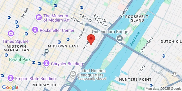 Map of 416 East 55th St New York, NY 10022