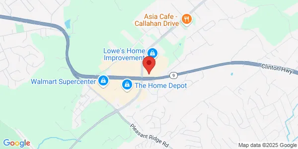 Map of 6606 Clinton Hwy Knoxville, TN 37912