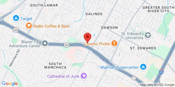Map of 706 W Ben White Bldg A Austin, TX 78704