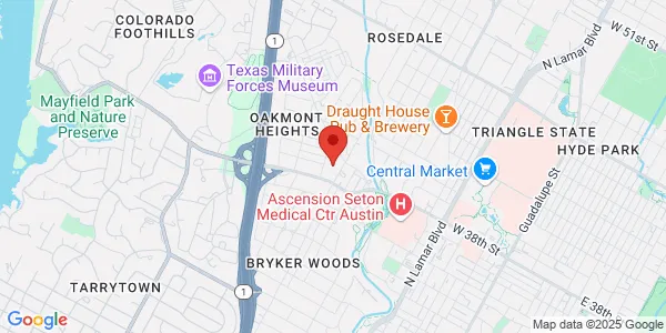 Map of 3708 Jefferson Ste A Austin, TX 78731