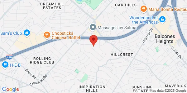 Map of 4438 Centerview Dr San Antonio, TX 78228