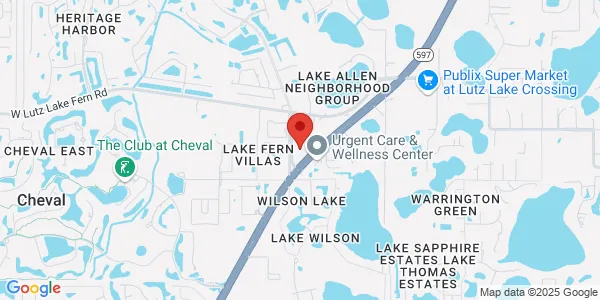 Map of 18956 N. Dale Maby Hwy. Lutz, FL 33548