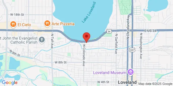 Map of 762 W Eisenhower Blvd Loveland, CO 80537
