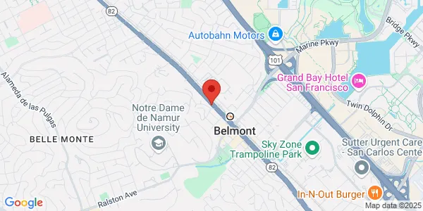 Map of 770 El Camino Real Ste B Belmont, CA 94002