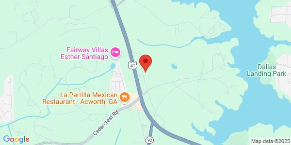 Map of 4550 Cobb Parkway North NW Ste 109 Acworth, GA 30101