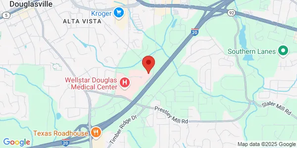 Map of 6002 Professional Pkwy Ste 120 Douglasville, GA 30134