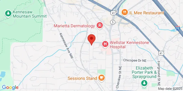 Map of 355 Tower Rd NE Ste 202 Marietta, GA 30060