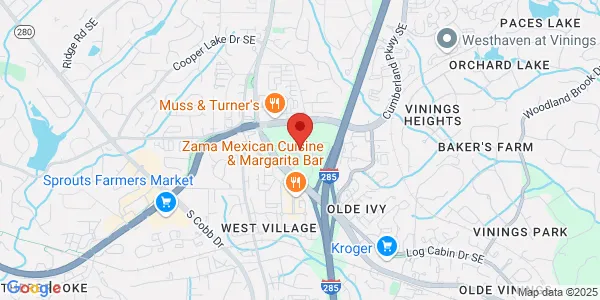 Map of 4441 Atlanta Rd SE Ste 101 Smyrna, GA 30080