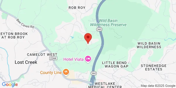 Map of 206 Wild Basin Rd Bldg A, Ste 203 Austin, TX 78746