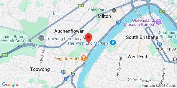 Map of The Wesley Hospital Cnr Coronation Dr & Chasely S Auchenflower Queensland 4066 Australia