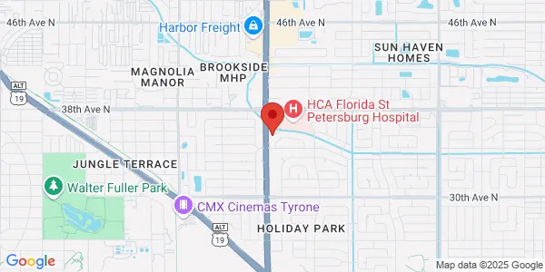 Map of 3451 66th St N Ste B St. Petersburg, FL 33710