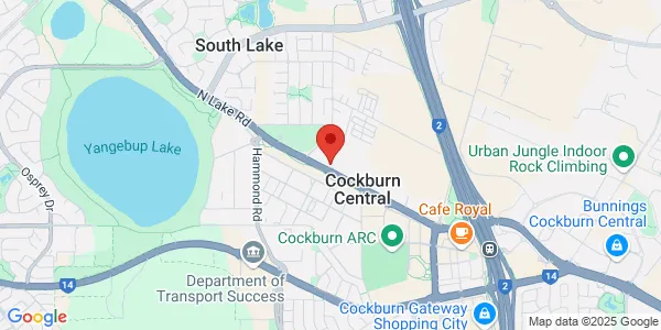 Map of 810 N Lake Rd Suite 2 Cockburn Central Western Australia 6164 Australia