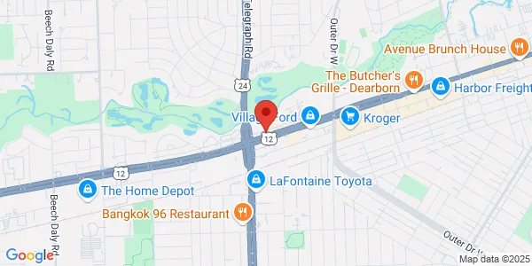 Map of 23870 Michigan Ave Dearborn, MI 48124