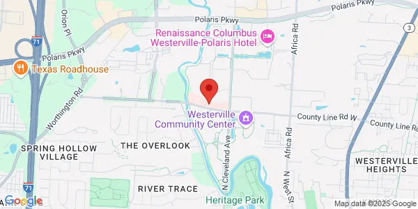 Map of 584 County Line Rd W Westerville, OH 43082