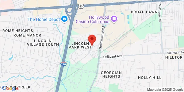 Map of 441 Industrial Mile Rd Columbus, OH 43228