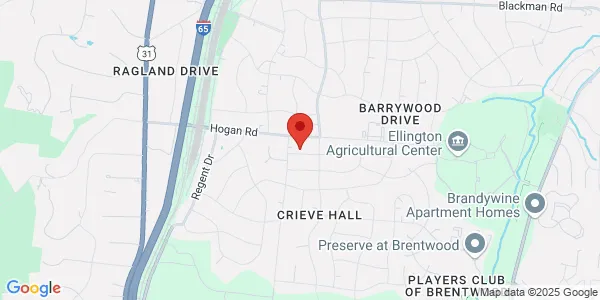 Map of 516 Brentlawn Dr Nashville, TN 37220