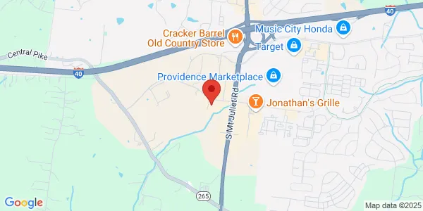 Map of 1982 Providence Pkwy Ste 254 Mt. Juliet, TN 37122