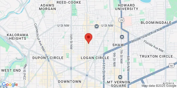 Map of 1377 R St NW Ste 200 Washington, DC 20009