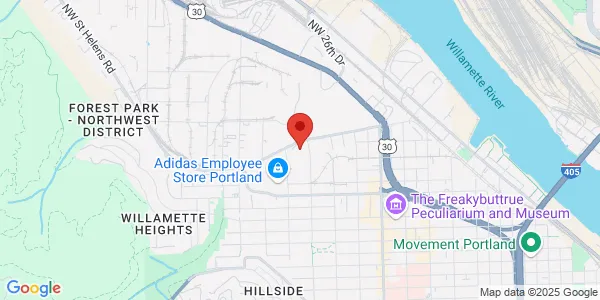 Map of 2455 NW 26th Ave Portland, OR 97210