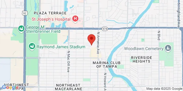 Map of 4150 N Armenia Ave Ste 200 Tampa, FL 33607