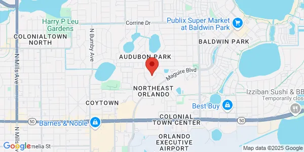 Map of 3438 Lawton Rd Suite 1A Orlando, FL 32803
