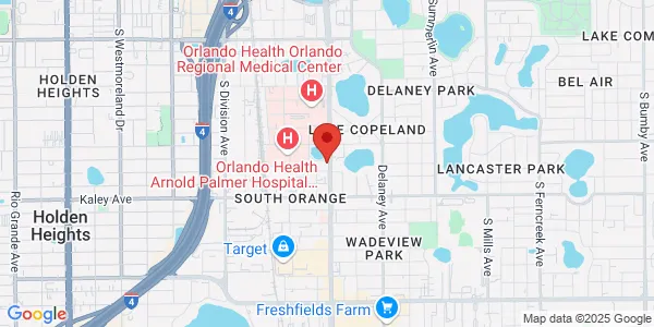 Map of 1718 S Orange Ave Orlando, FL 32806