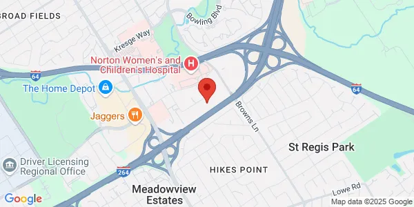 Map of 4004 Dupont Cir Louisville, KY 40207