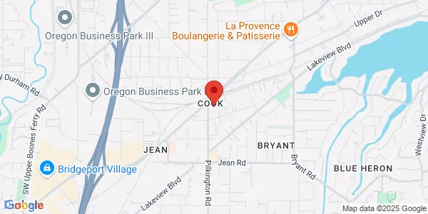 Map of 17050 Pilkington Rd Ste 130 Lake Oswego, OR 97035