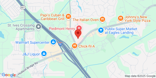 Map of 115 Eagle Spring Dr Ste 100 Stockbridge, GA 30281