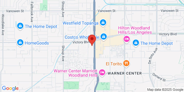 Map of 6325 Topanga Canyon Blvd Ste 1 Woodland Hills, CA 91367