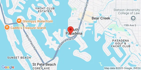 Map of 1609 Pasadena Ave S St Petersburg, FL 33707