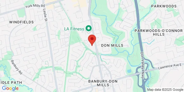 Map of 1262 Don Mills Road Suite 205 Toronto, ON M3B 2W7 Canada
