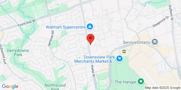 Map of 3695 Keele Street Unit 100 A North York, ON M3J 1N2 Canada