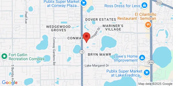 Map of 4586 E Michigan St Orlando, FL 32812