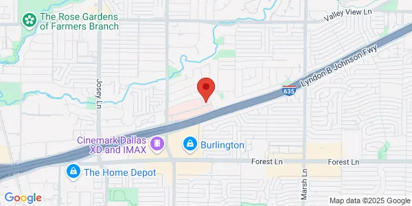 Map of 9 Medical Pkwy Ste 102, Medical Plaza 4 Farmers Branch, TX 75234