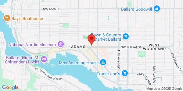 Map of 2038 NW Market St Seattle, WA 98107