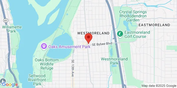 Map of 6910 SE Milwaukie Ave Portland, OR 97202