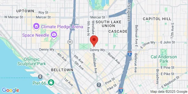 Map of 116 Westlake Ave N Seattle, WA 98109