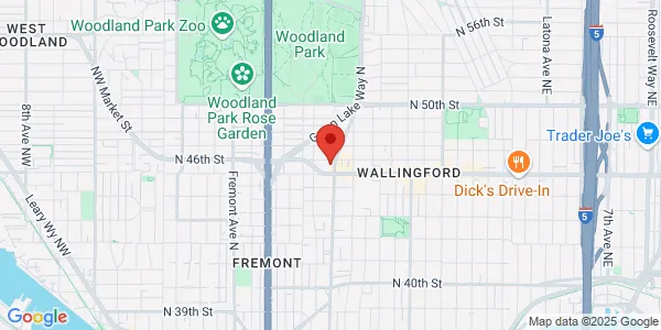 Map of 4555 Stone Way N Seattle, WA 98103