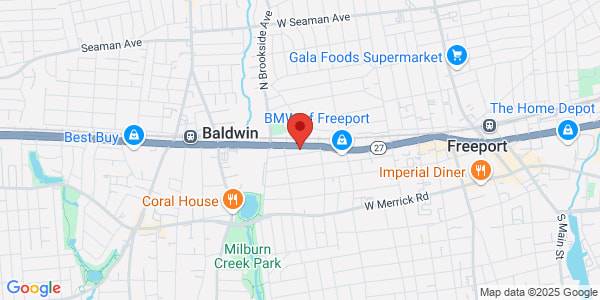 Map of 375 Sunrise Hwy Freeport, NY 11520
