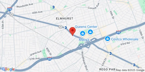 Map of 88-12 Queens Blvd Elmhurst, NY 11373