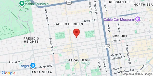Map of 2100 Webster St Ste 319,516 San Francisco, CA 94115
