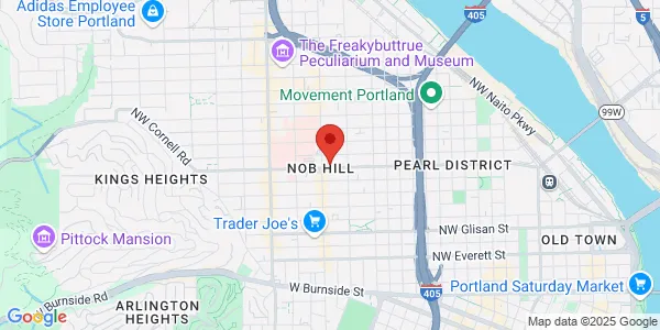 Map of 2067 NW Lovejoy St Portland, OR 97209