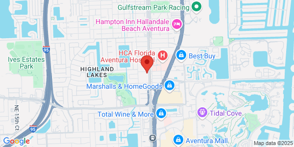 Map of 20880 W Dixie Hwy Ste 111 Miami, FL 33180