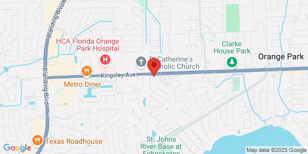 Map of 1566 Kingsley Ave Orange Park, FL 32073