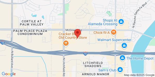 Map of 13677 W McDowell Rd Goodyear, AZ 85395