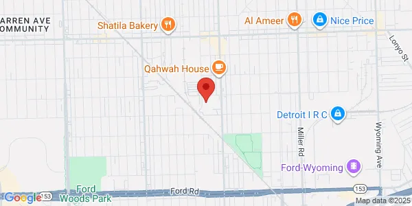 Map of 6450 Maple St Dearborn, MI 48126